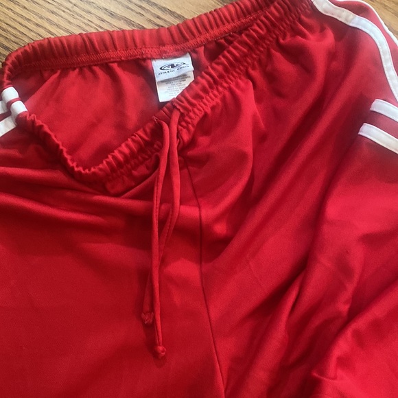 Athletic Works Solid Red White Stripes Sweatpants Size M - Picture 7 of 7